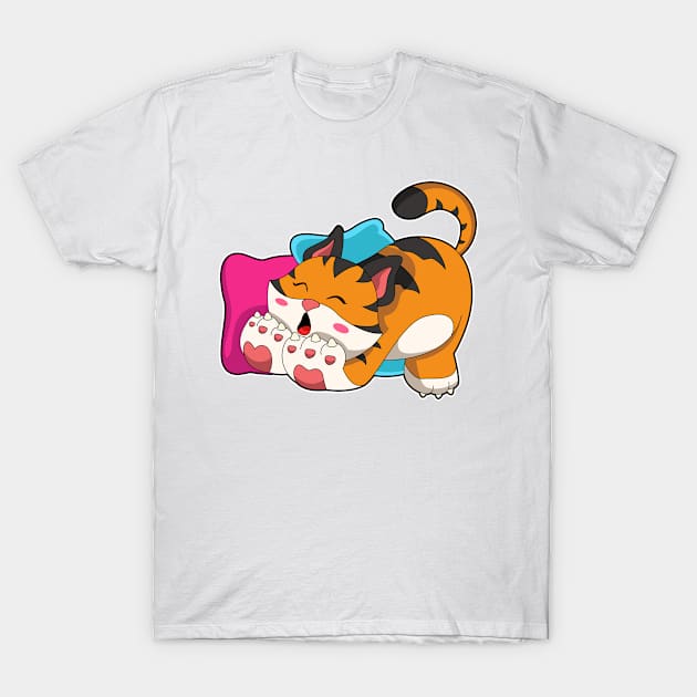 Tiger tired T-Shirt by Markus Schnabel